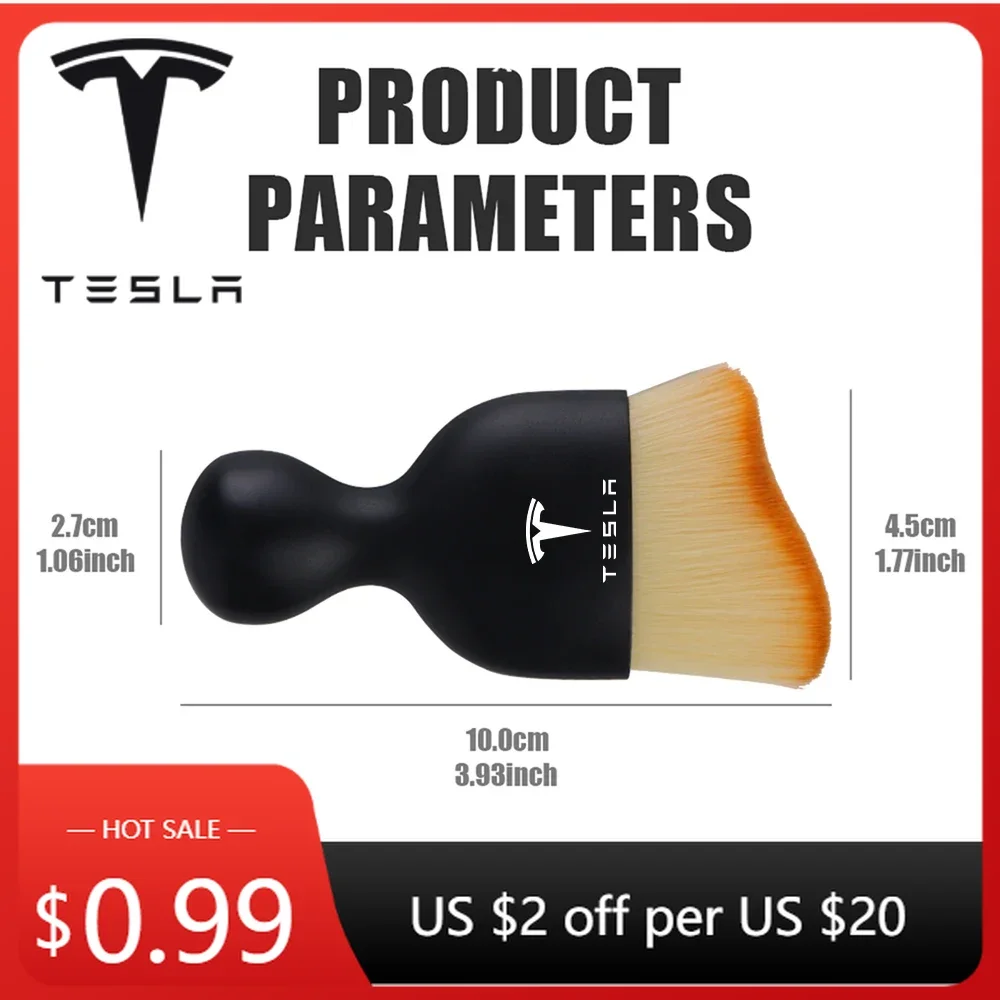 Dust Removal Sticker - Car Sticker Tesla Car Interior Cleaning