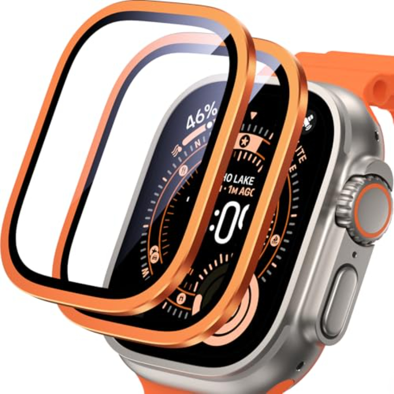2PCS HD Metal Tempered Glass F - Smartwatch Screen Film avaliação e preço