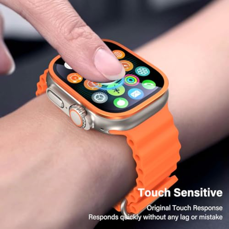 2PCS HD Metal Tempered Glass F - Smartwatch Screen Film avaliação e preço