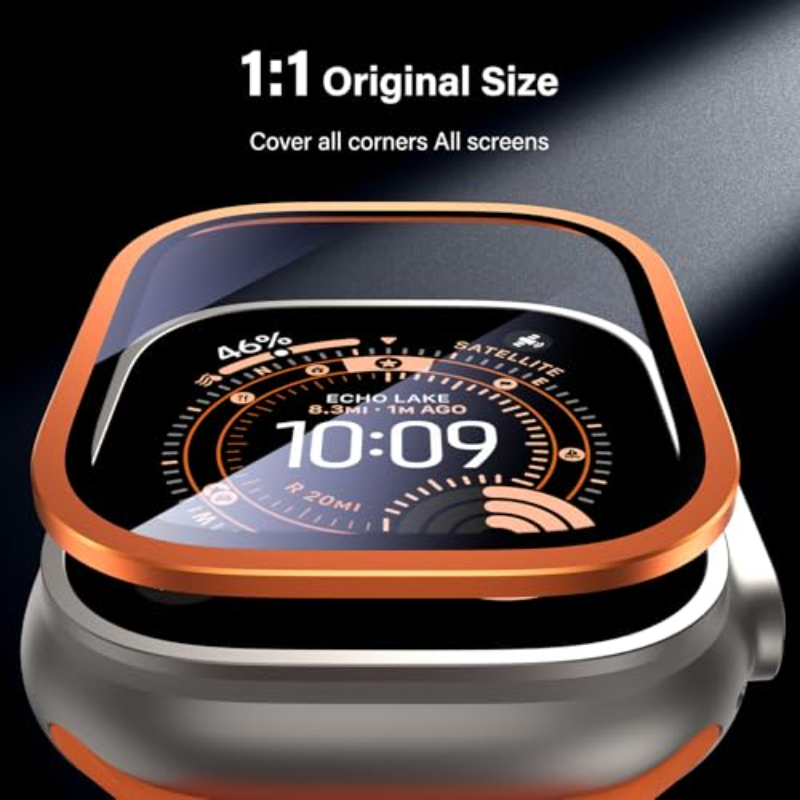 2PCS HD Metal Tempered Glass F - Smartwatch Screen Film avaliação e preço