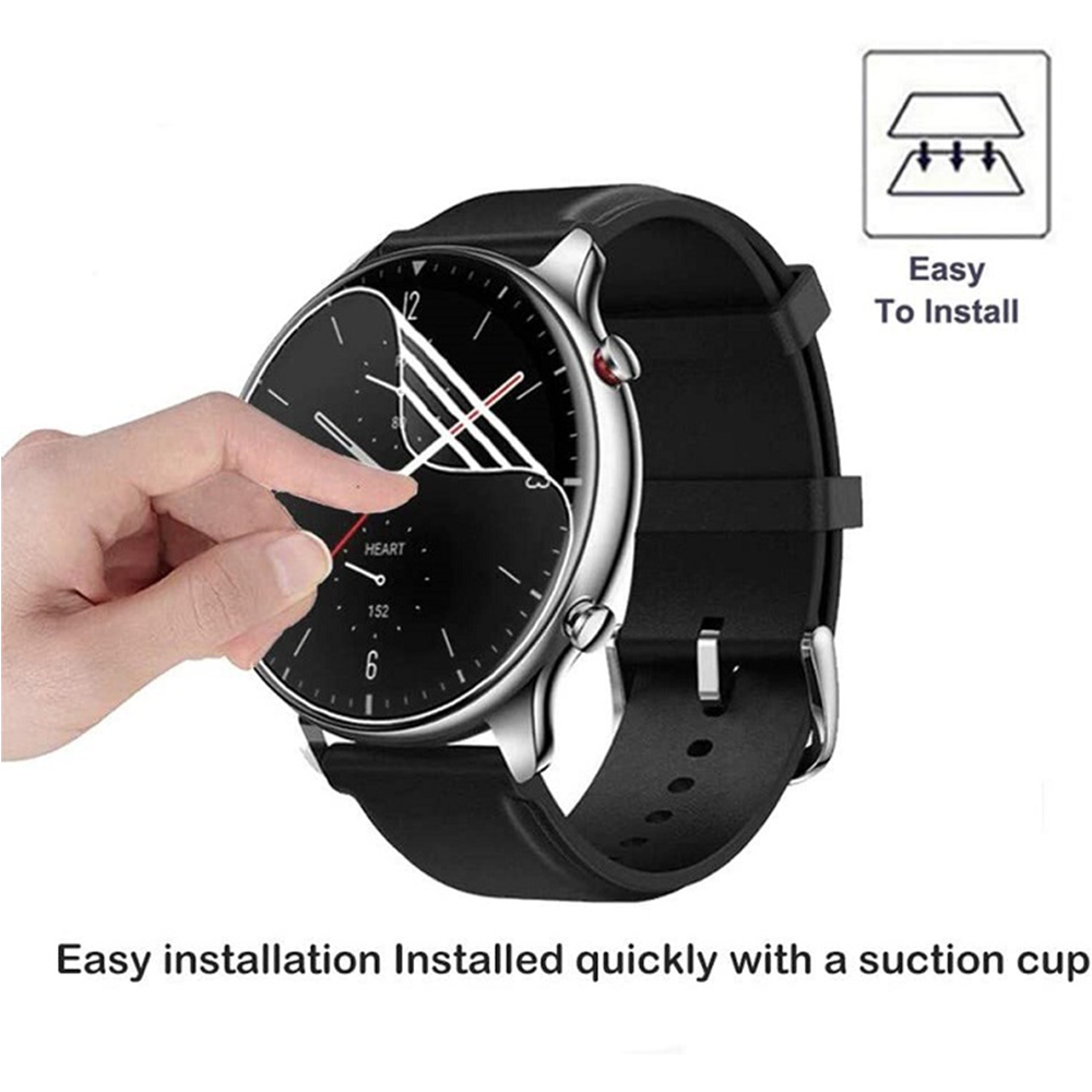 3/6pcs Ultra-thin Transparent  - Smartwatch Screen Film avaliação e preço