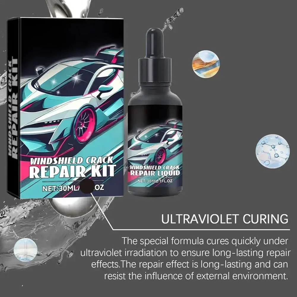 Cracked Glass Scratch Repair K - Liquid Uv Glue Kit avaliação e preço