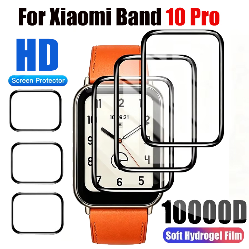 1-5PCS For Xiaomi Mi band 10 P - Smartwatch Screen Film avaliação e preço