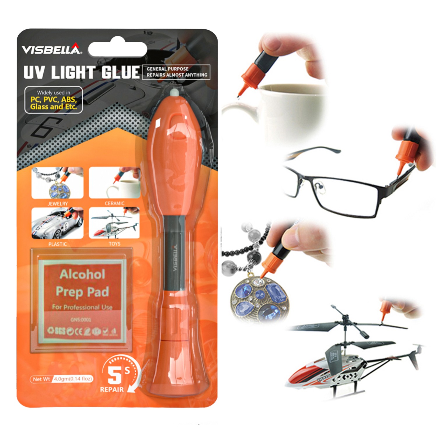 Fix Liquid Glue Metal Plastic  - Liquid Uv Glue Kit avaliação e preço
