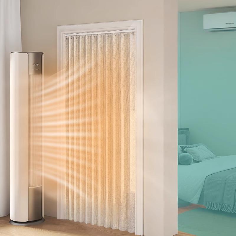 Folding Accordion Door Curtain - Privacy Screen Protector avaliação e preço
