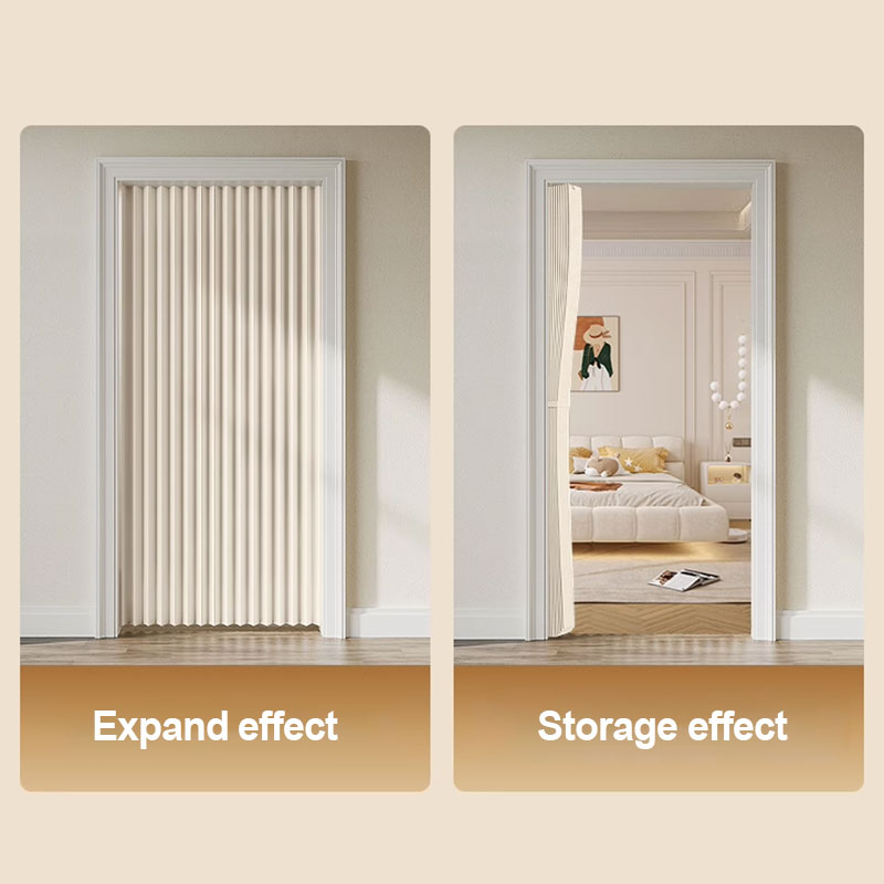 Folding Accordion Door Curtain - Privacy Screen Protector avaliação e preço
