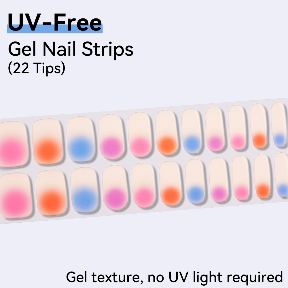 UV-Free Strips Nails Stickers  - Full Cover Adhesive avaliação e preço