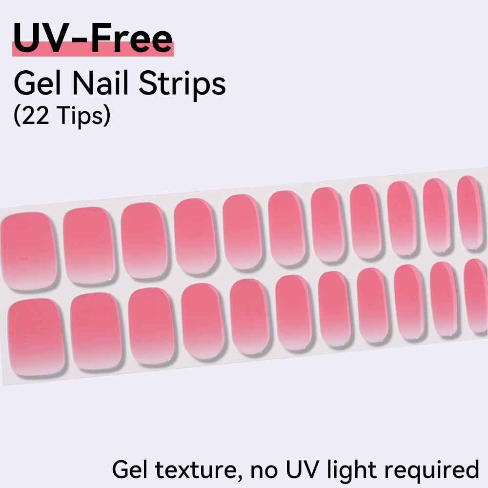 UV-Free Strips Nails Stickers  - Full Cover Adhesive avaliação e preço