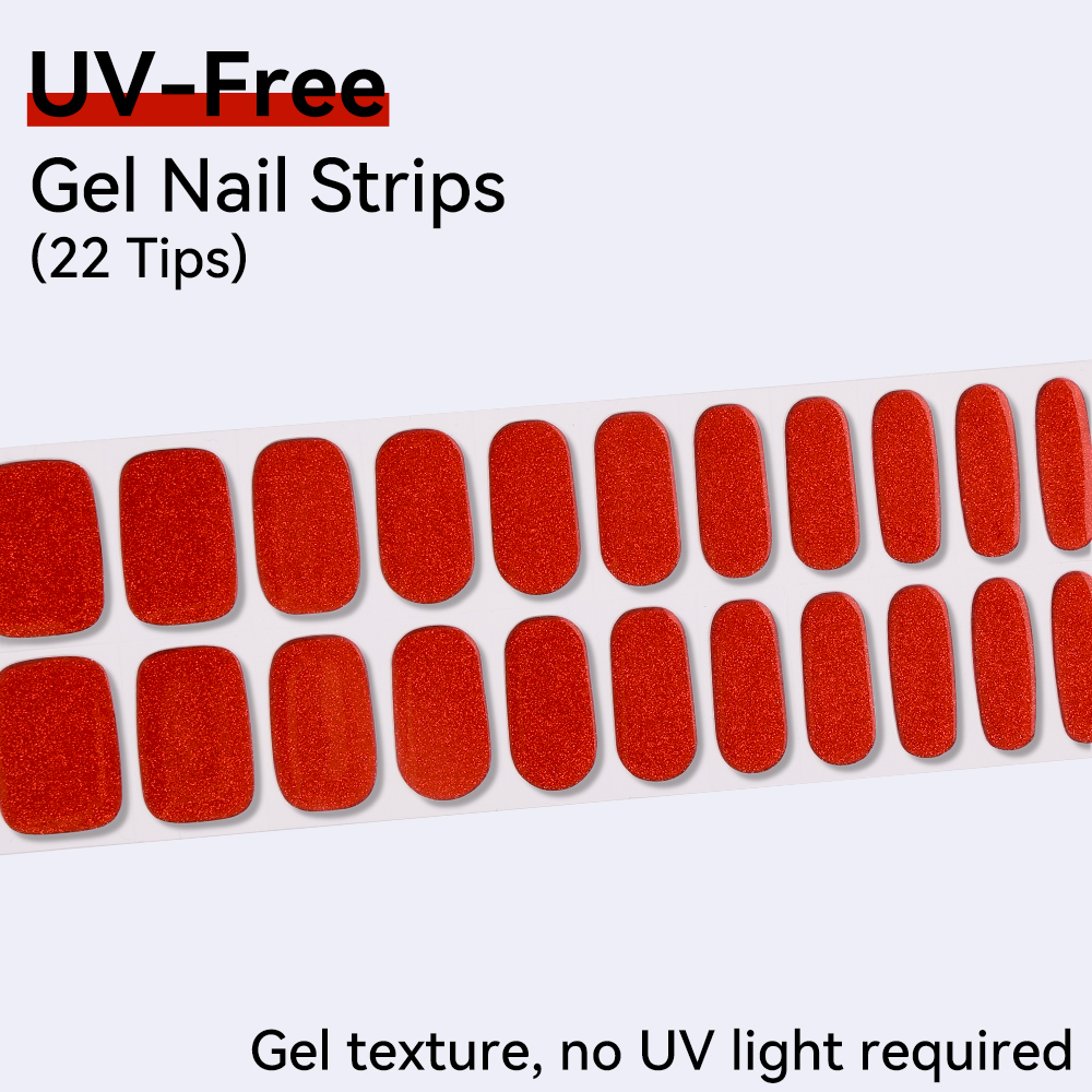 UV-Free Strips Nails Stickers  - Full Cover Adhesive avaliação e preço