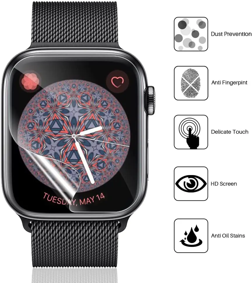 Screen Protector for Apple Wat - Smartwatch Screen Film avaliação e preço
