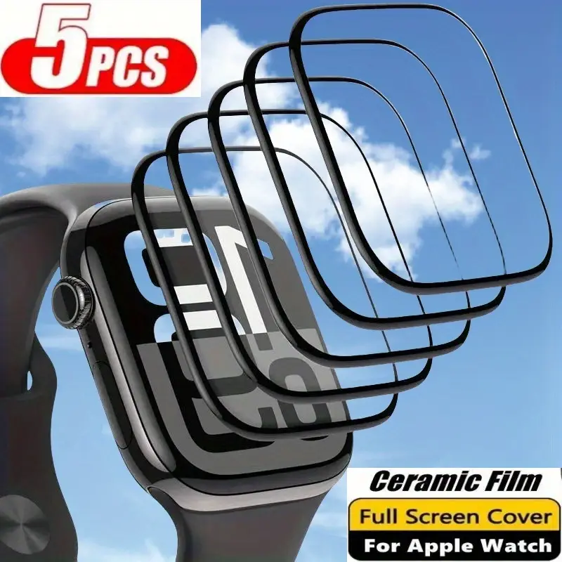 1-5pcs Anti-scratch Film For A - Smartwatch Screen Film avaliação e preço