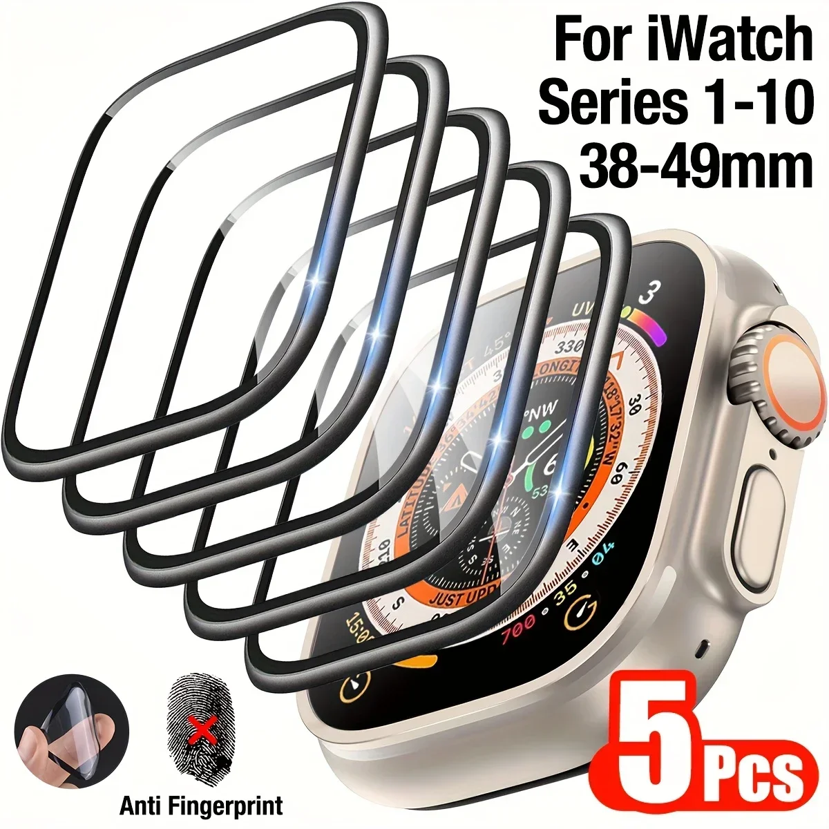 1-5pcs Anti-scratch Film For A - Smartwatch Screen Film avaliação e preço