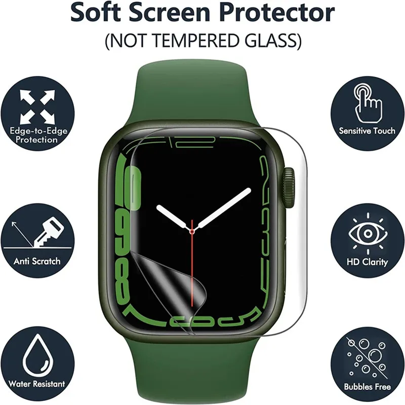 3PCS Hydrogel Film for Apple W - Hydrogel Screen Protector avaliação e preço