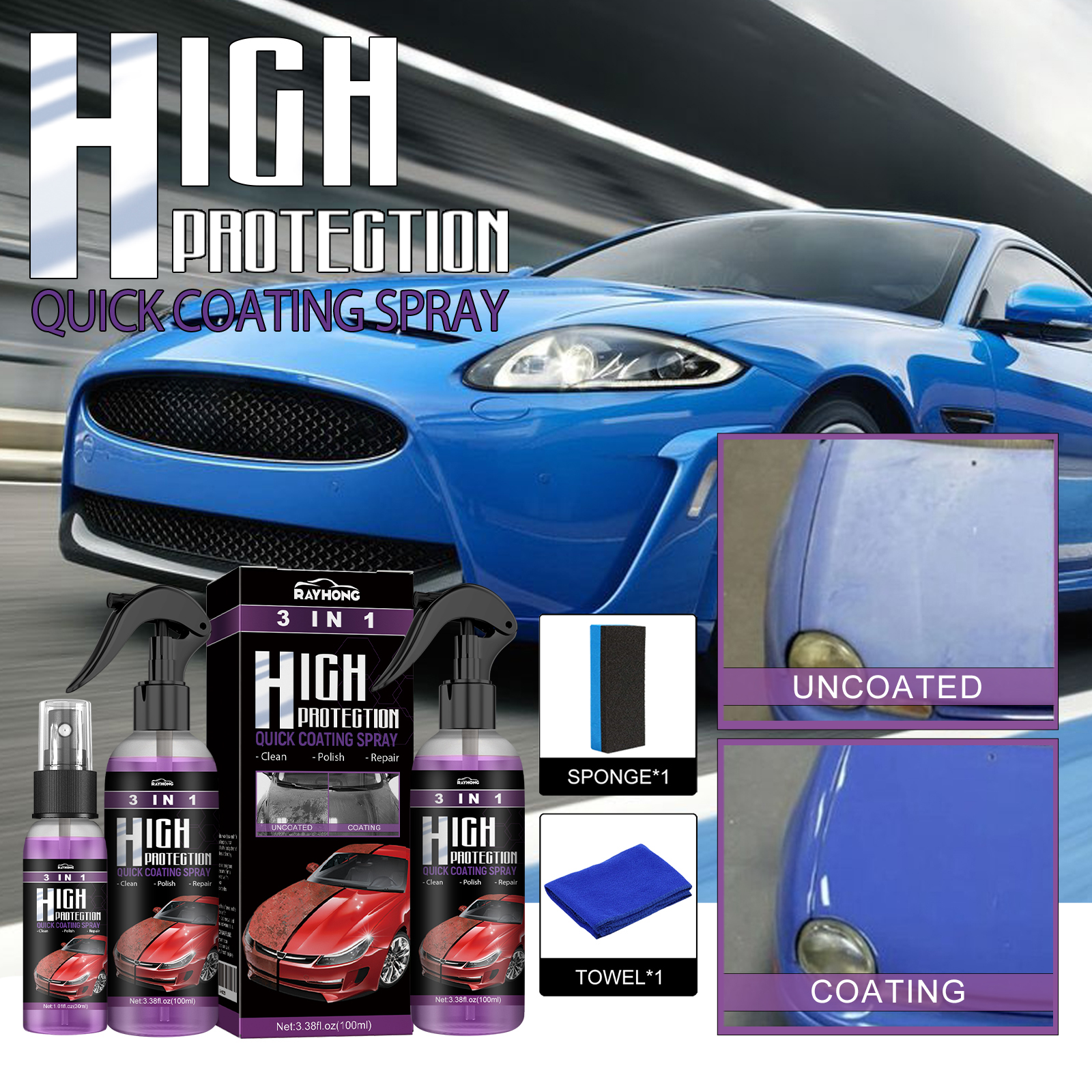 Car Ceramic Nano Coating Liqui - Nano Liquid Coating avaliação e preço