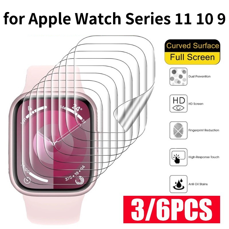 6pcs Screen Protector Film for - Smartwatch Screen Film avaliação e preço